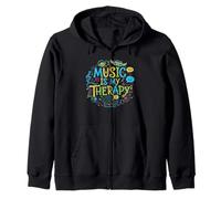 La música es mi motivación terapéutica Sudadera con Capucha