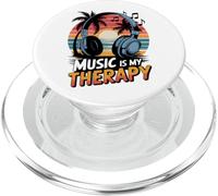 La música es mi Terapia PopSockets PopGrip para MagSafe