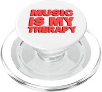 La música es mi Terapia PopSockets PopGrip para MagSafe
