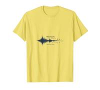 La música Habla lo Que Las Palabras no Pueden - Soundwave Camiseta, Hombre, Limón, XXL
