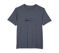 La música Habla lo Que Las Palabras no Pueden - Soundwave Camiseta, Hombre Tallas Grandes, Azul Jaspeado, 3X Alto