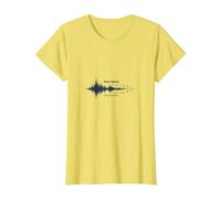 La música Habla lo Que Las Palabras no Pueden - Soundwave Camiseta, Mujer, Limón, XL
