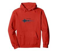 La música Habla lo Que Las Palabras no Pueden - Soundwave Sudadera con Capucha, Unisex para Adultos, Rojo, L