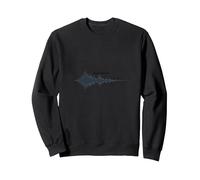 La música Habla lo Que Las Palabras no Pueden - Soundwave Sudadera, Unisex para Adultos, Negro, XXL