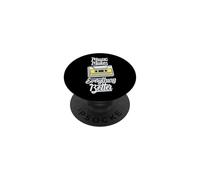 La música Hace Que Todo Sea Mejor Cinta de Casete Retro PopSockets PopGrip Adhesivo