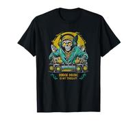 La música house es mi terapia: Halloween DJ Monster Camiseta