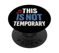 La música no es una Fase Músico Estilo de Vida Pasión Musical PopSockets PopGrip Adhesivo