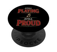 La música no es una Fase Músico Estilo de Vida Pasión Musical PopSockets PopGrip Adhesivo