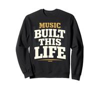 La música no es una Fase Músico Estilo de Vida Pasión Musical Sudadera