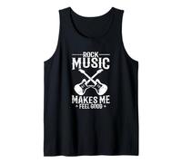 La música Rock me Hace Sentir Bien Camiseta sin Mangas