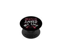 La música salvó mi Vida Amante de la Guitarra acústica PopSockets PopGrip Adhesivo