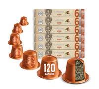 La Natura Lifestyle Rooibos Tea Capsules - Cápsulas de aluminio compatibles con máquinas Nespresso - 100% reciclable, Rooibos sin cafeína de Sudáfrica (120 unidades)