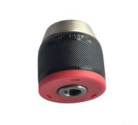 La naturaleza de este portabrocas de metal de 10 mm lo hace para carpintería, construcción y más (rojo)