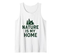 La naturaleza es mi hogar - Diseño de santuario salvaje Camiseta sin Mangas