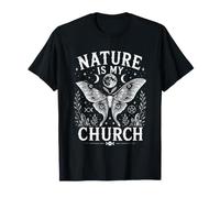 La Naturaleza es mi Iglesia, Polilla de la Luna, brujería, Bruja wiccana Camiseta