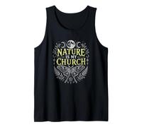 La Naturaleza es mi Iglesia, Polilla de la Luna, brujería, Bruja wiccana Camiseta sin Mangas