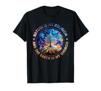 La naturaleza es mi religión La tierra es mi iglesia Mandala Tree Camiseta