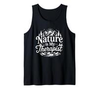 La Naturaleza es mi Terapeuta Diseño de Escape del Bosque Camiseta sin Mangas