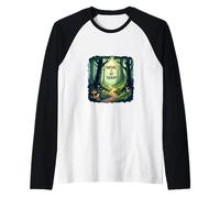 LA NATURALEZA ES MI TERAPIA - Bosque Mágico Camiseta Manga Raglan