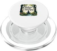 LA NATURALEZA ES MI TERAPIA - Bosque Mágico - Mujer PopSockets PopGrip para MagSafe