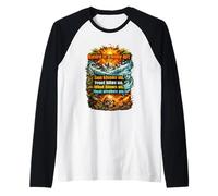 La Naturaleza es un Sol extraño Nos BESA entusiastas de la Aventura Broma Camiseta Manga Raglan