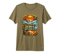 La Naturaleza es un Sol extraño Nos BESA entusiastas de la Aventura Broma Camiseta Premium