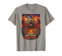 La Naturaleza no Tiene devoluciones Política Oso Camping Senderismo Vintage Salvaje Camiseta