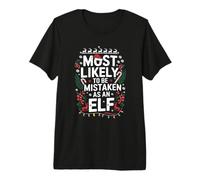 La Navidad Familiar es más Probable Que Las Camisas se confundan con un Elfo Camiseta Premium