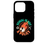 La negación no es un diseño de calentamiento global de política para los amantes de la tierra Carcasa para iPhone 16 Pro