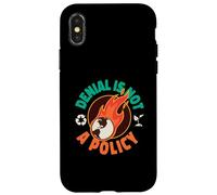 La negación no es un diseño de calentamiento global de política para los amantes de la tierra Carcasa para iPhone X/XS