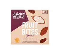 LA NEWYORKINA Fruit Bites. Barritas de Fruta y Frutos Secos con Sabor a Brownie. Snack Sin Azúcar Añadido. Barritas Energéticas con Formato de 3 x 35 g.