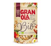 LA NEWYORKINA Granola Manzana Loves Jengibre con Avena Integral, Puré de Manzana y AOVE. Snack Crujiente y Bio para Desayuno y Merienda. Granola Artesana Ecológica y Vegana en Envase de 275g