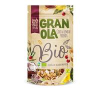 La Newyorkina Granola Coco Lemon Friends 275g Con Coco Rallado, Frutos Secos, Avena y Aceite de Oliva Virgen Extra - Vegana, Ecológica y Crujiente