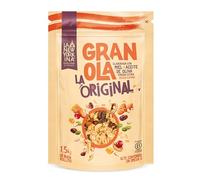 LA NEWYORKINA Granola Original con Miel de Asturias, Aceite de Oliva Virgen Extra y Frutos Secos. Snack Delicioso y Crujiente para Desayuno y Merienda. Granola Artesanal en Envase de 1,5 Kg