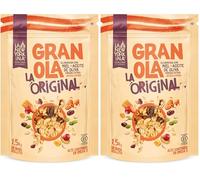 La Newyorkina Granola Original 1,5kg Con Miel de España, Frutos Secos y Aceite de Oliva Virgen Extra (Paquete de 2)