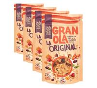 La Newyorkina Granola Original 275g Con Miel de España, Frutos Secos y Aceite de Oliva Virgen Extra (Paquete de 4)