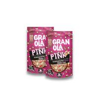 La Newyorkina Granola Sin Gluten Pink 275g Con Chocolate Blanco y Fresas (2 Paquetes)