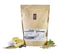 LA NEWYORKINA Granola Zero Azúcar Con Avena Integral y Crema de Cacahuete. Snack Crujiente y Delicioso Sin Azúcar para Desayuno y Merienda. Granola Artesanal Light en Envase de 1,5 Kg