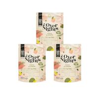 La Newyorkina Overnights Coco y Limón 400g Gachas de Avena con Proteínas Naturales (3 Paquetes)