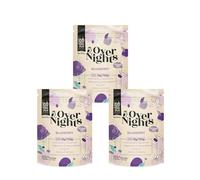 La Newyorkina Pack 3 Overnights Blueberry 400g Copos de Avena Finos con Arándanos Deshidratados y Proteínas Naturales - Oatmeal para Batidos - Porridge para Desayunos - Vegano (3 Paquetes)