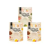 La Newyorkina Pack Overnights 2 Banana & Chocolate y 1 Coco & Lemon Gachas de Avena Con Proteínas Naturales (3x400gr)