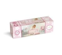 La Nina- Cama De Viaje Carlota (53X32X32 Cm) muñecas, Color rosa, 53 x 32 x 32 cm (Diset 60408)