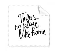 La no hay lugar como en casa cita gafas paño de limpieza paño limpiador de regalo teléfono Protector de 5 unidades
