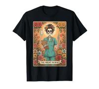 La Noche Enfermera Tarot Card Medical IV Goteo Camiseta
