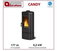 La Nordica Dulces EOS Estufa Madera Hogar Hierro Fundido Energía 6,2KW 3008040 +