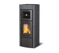 La Nordica Ester Horno Evo Estufa de Leña Piedra Natural Energía Nominal 8.2KW