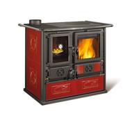 La Nordica Rosa Izquierda Reverse 7015059 Cocina De Leña 8kW 235M³ Burdeos A+