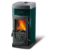 LA NORDICA Super Junior Verde Estufa de Leña 7111072 5kW Aire Calda Convención