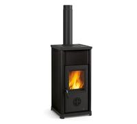 Nordica Estufa de Leña TEA.16 7Kw 201 m3 Calefacción 5 Estrellas + Negro 3004830