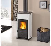 La Nordica Tea.16 Estufa De Leña 7,0 Kw 201 M3 Calentables Blanca 3004831